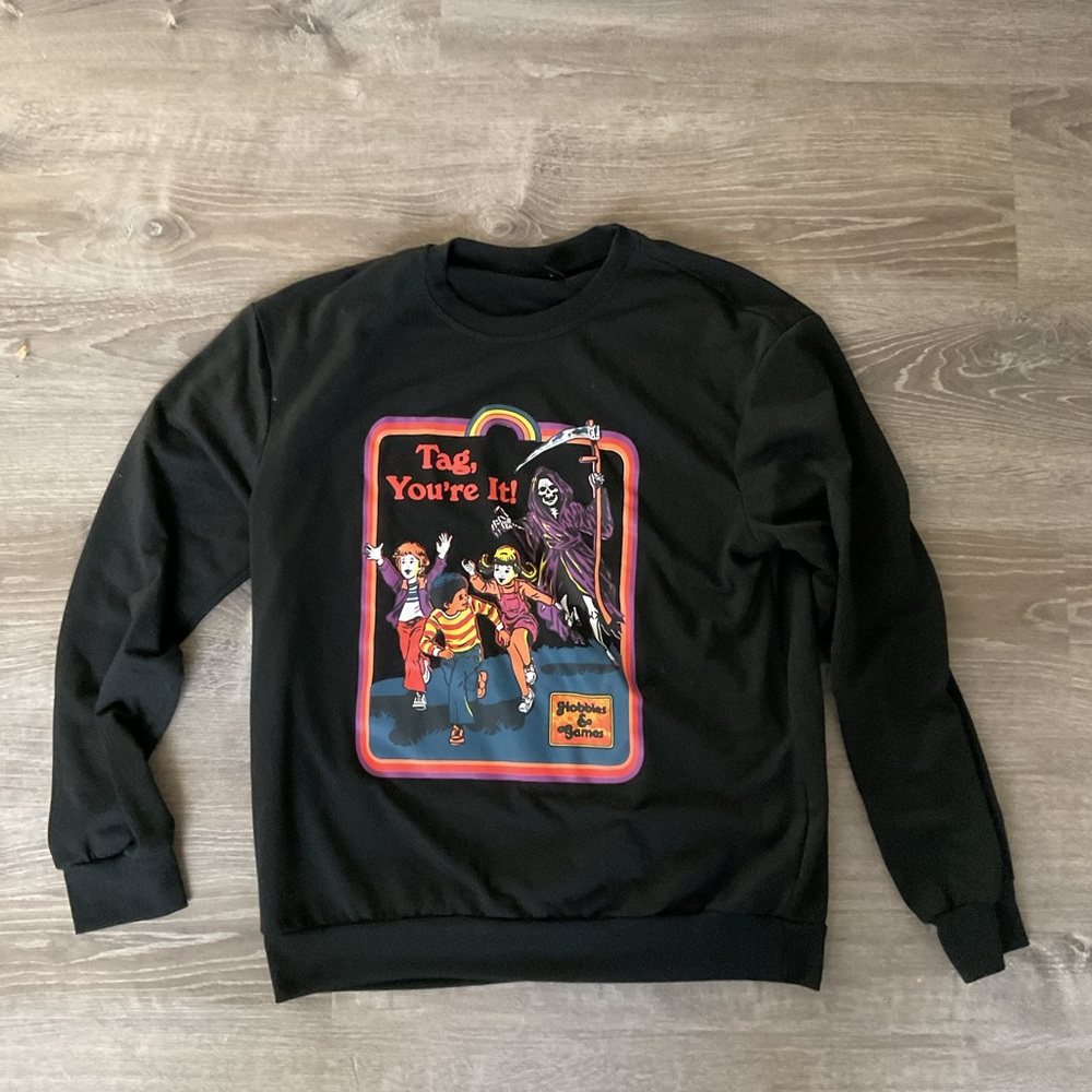 Tag You’re It Romwe Crewneck Sweater Large
